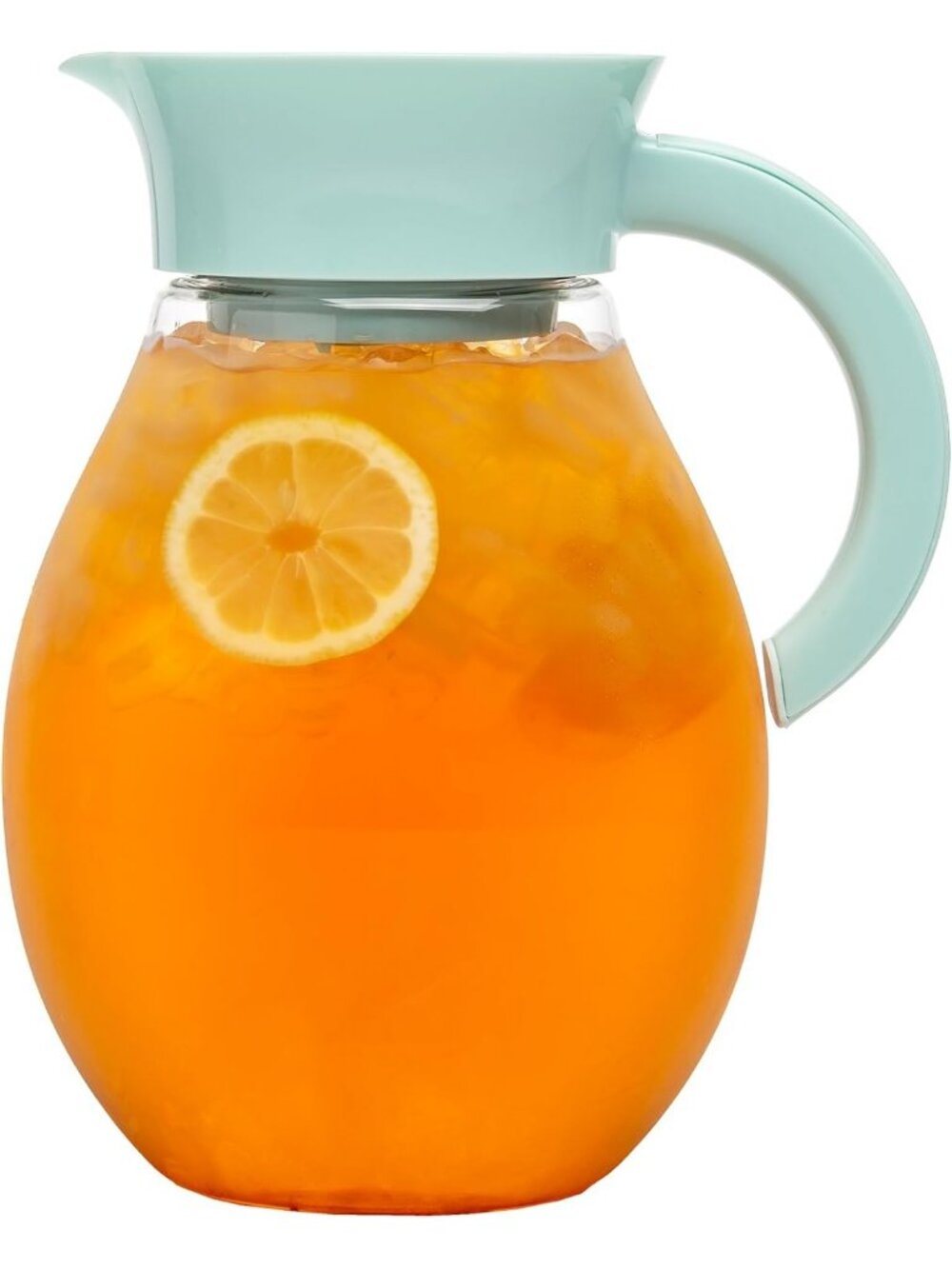 Iced Tea Maker & Infuser - BPA-Free Plastic Pitcher with Leak-Proof Lid & Filter
